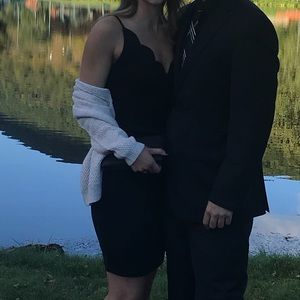 Black cocktail dress by Guess